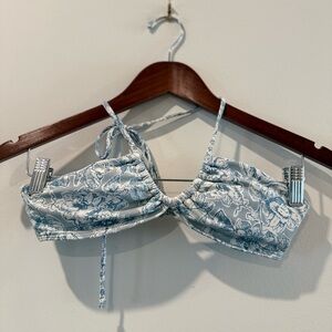 Abercrombie & Fitch Floral 2 Piece Swimwear- Light Blue Size XS